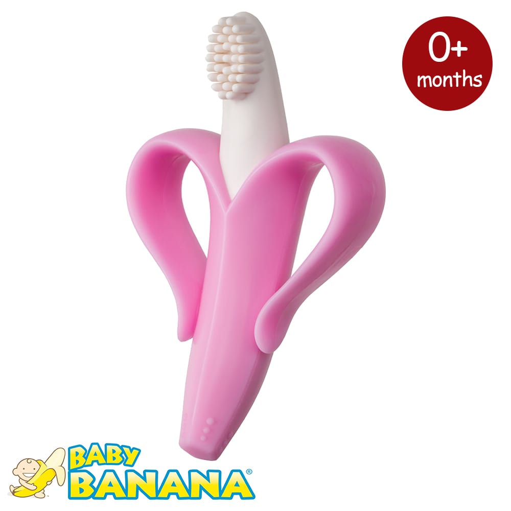 BABY BANANA INFANT TOOTHBRUSH – PINK