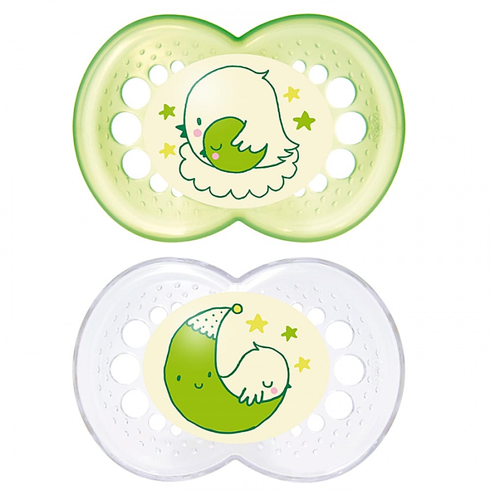 MAM Night Silicone Dummies 4 - 24 2PK