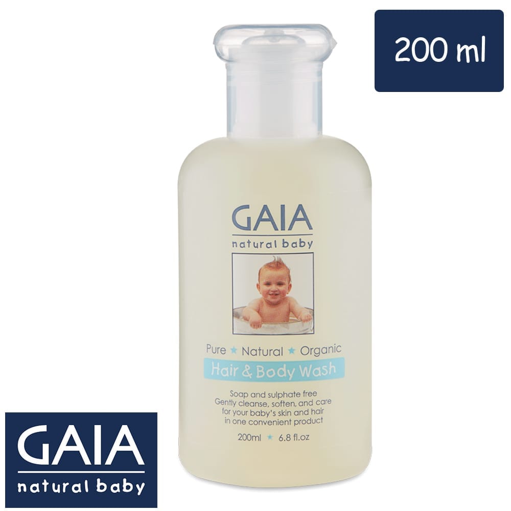 Gaia Baby Hair & Body Wash 200ml