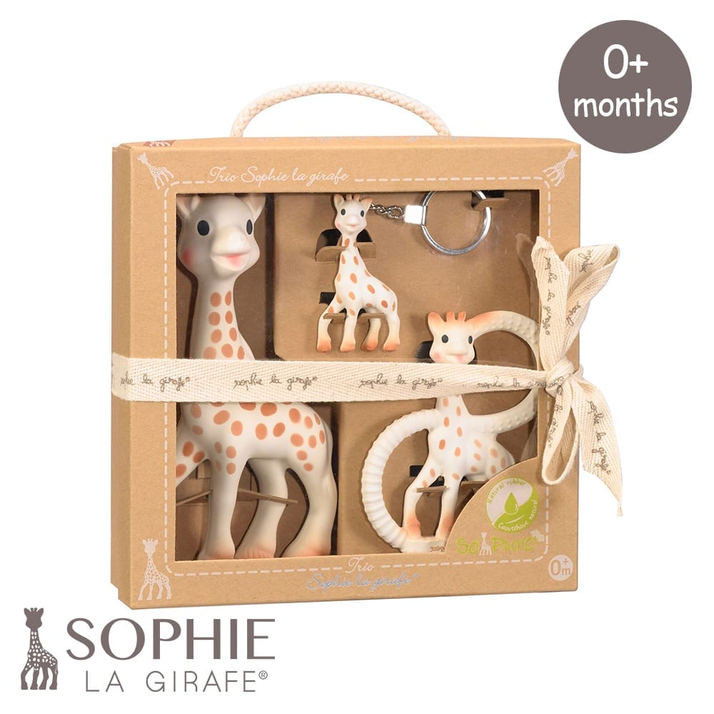 So Pure Sophie The Giraffe TRIO