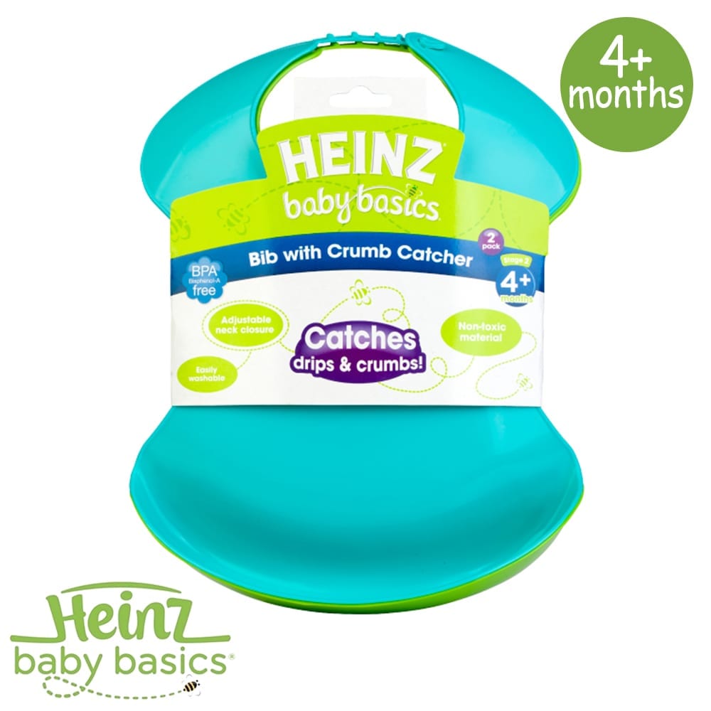 Heinz Baby Basics Bib Crumb Catcher 2 Pack
