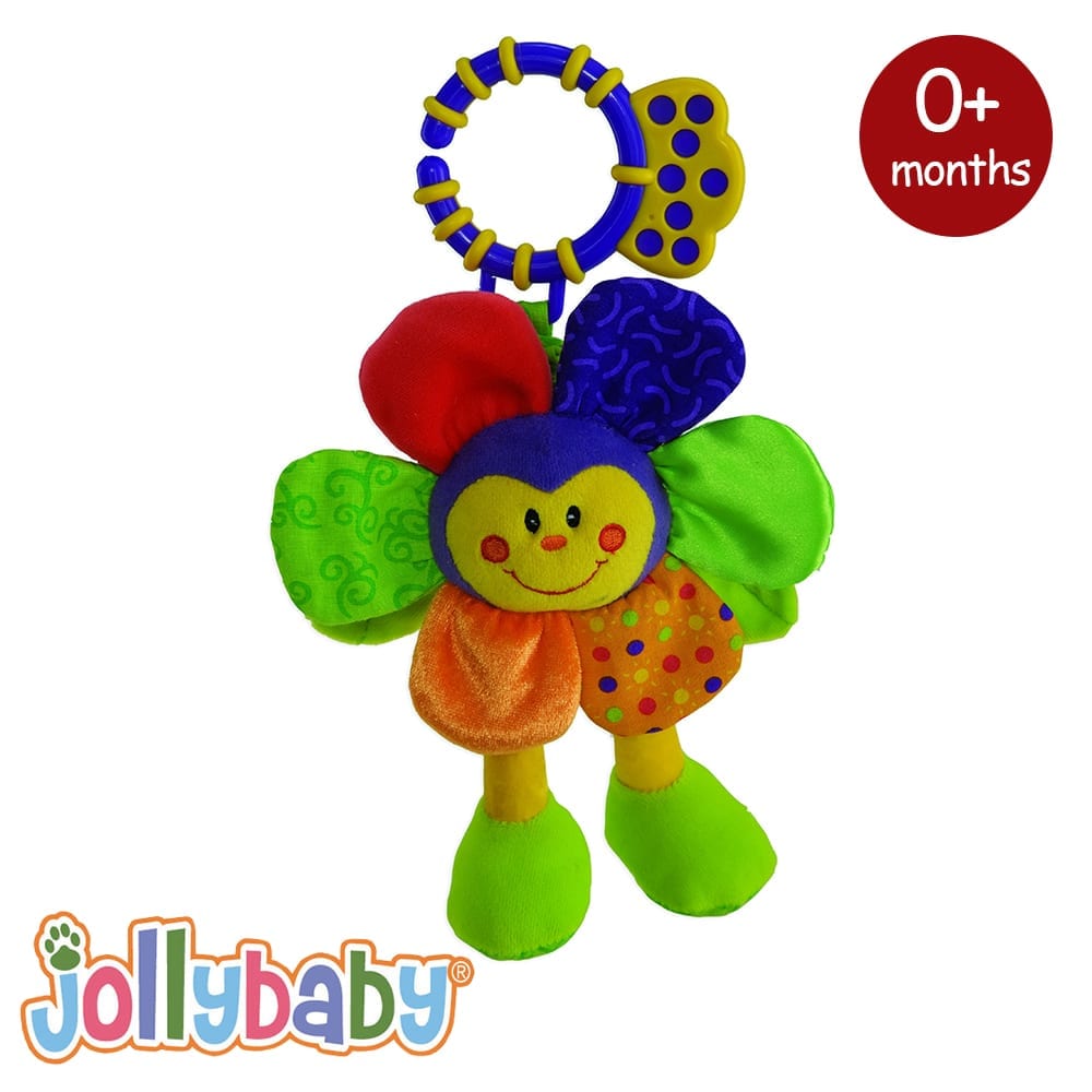 Jollybaby Shake n rattle pal flower