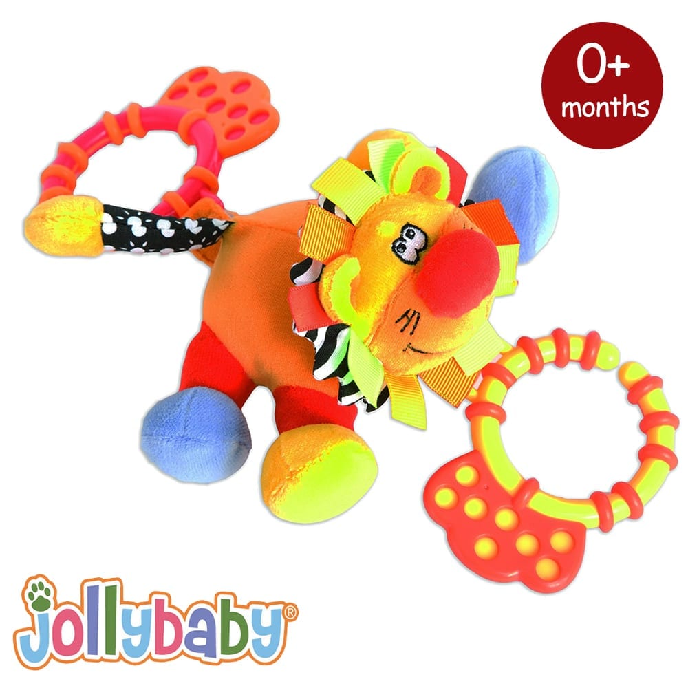 Jollybaby Linkie rattle pals lion