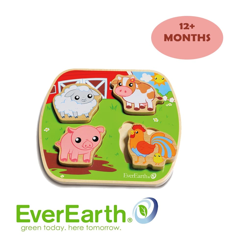 EverEarth Farm Wooden Puzzle